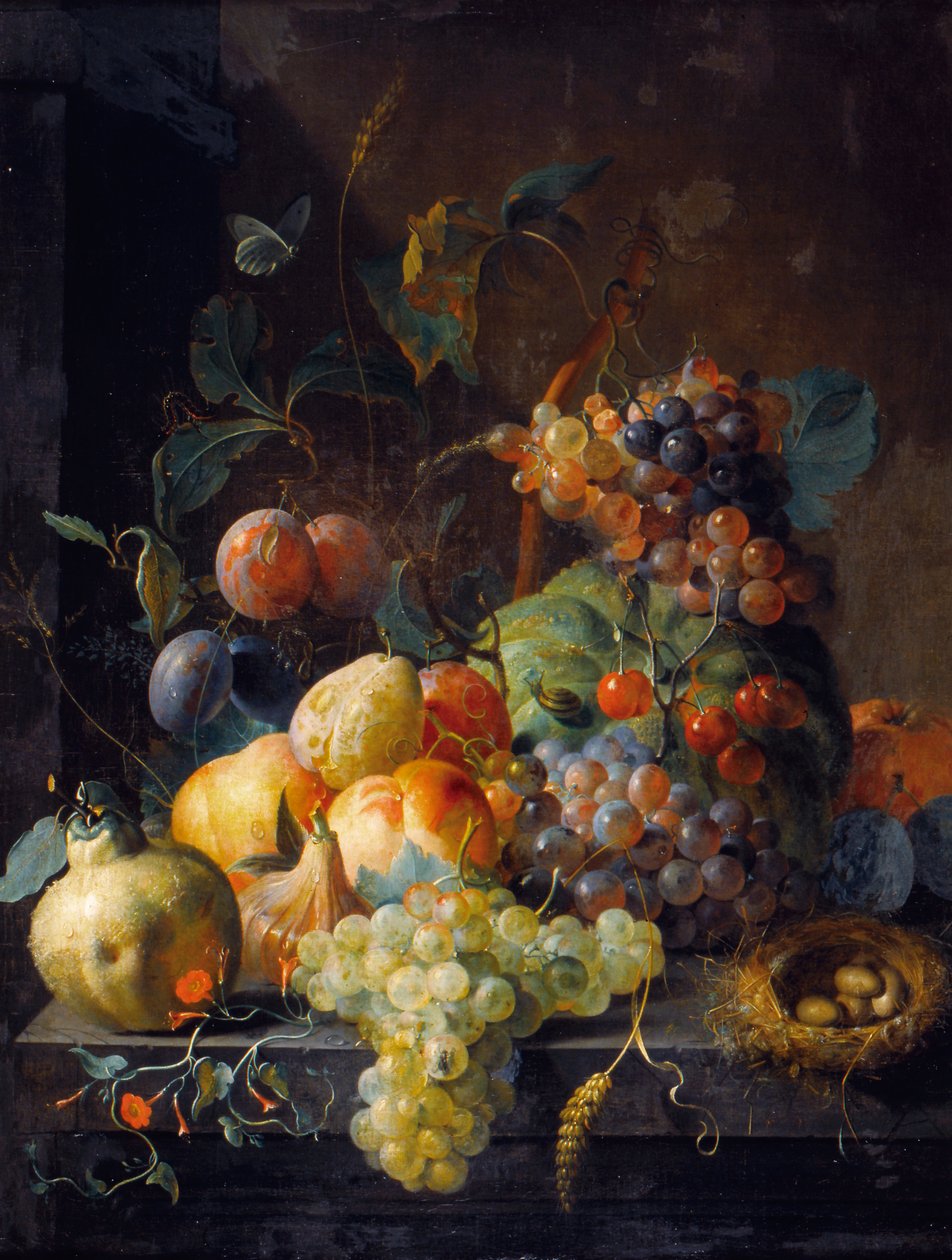 Still Life with fruit av Coenraet Roepel