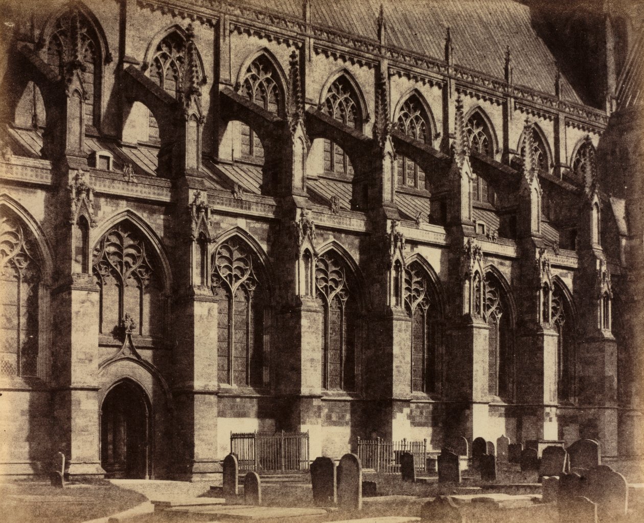 South Side Beverley Minster, 1860. av Col. Alfred Capel Cure