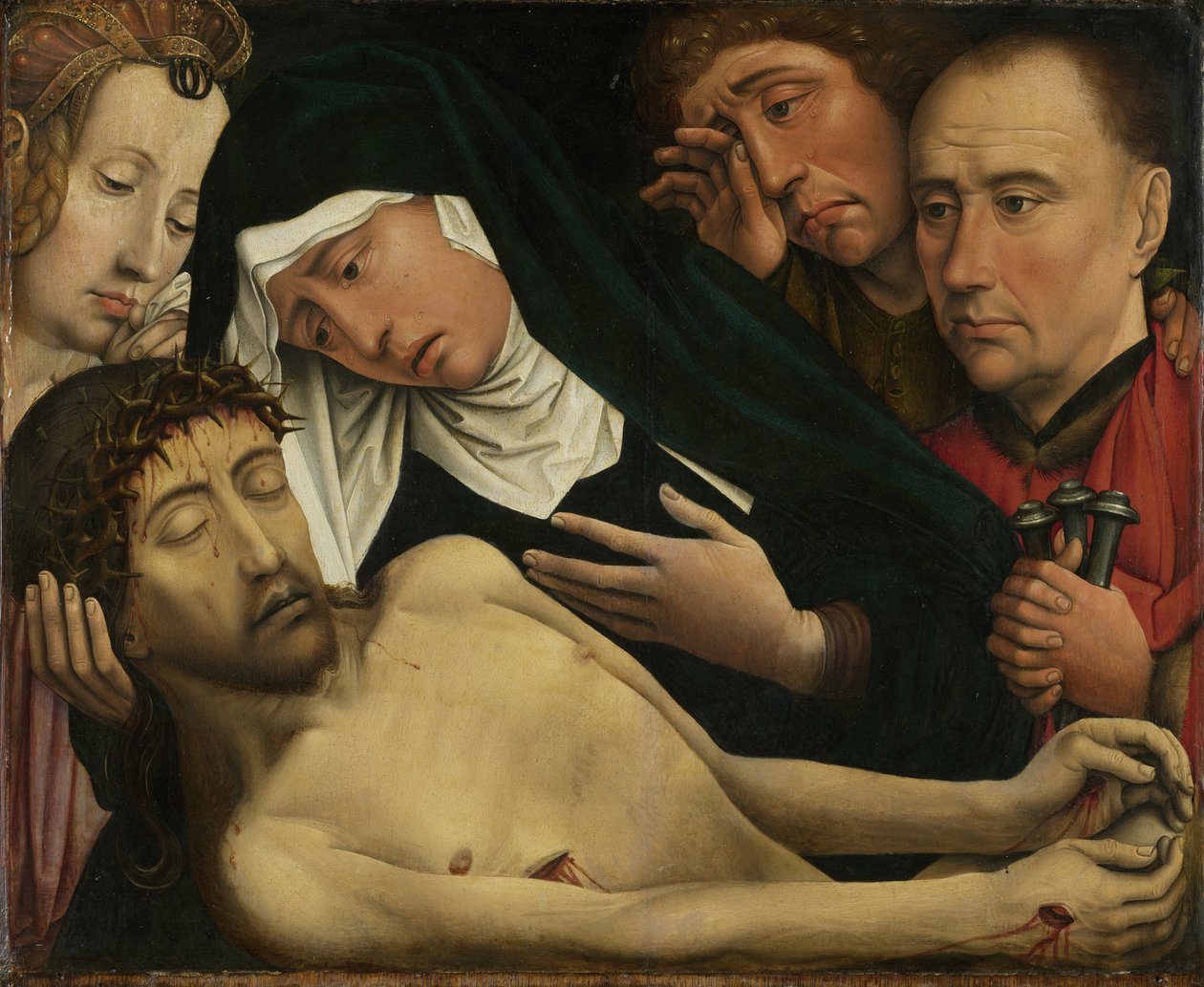 Klagosången över Kristus, ca. 1510 av Colijn de Coter