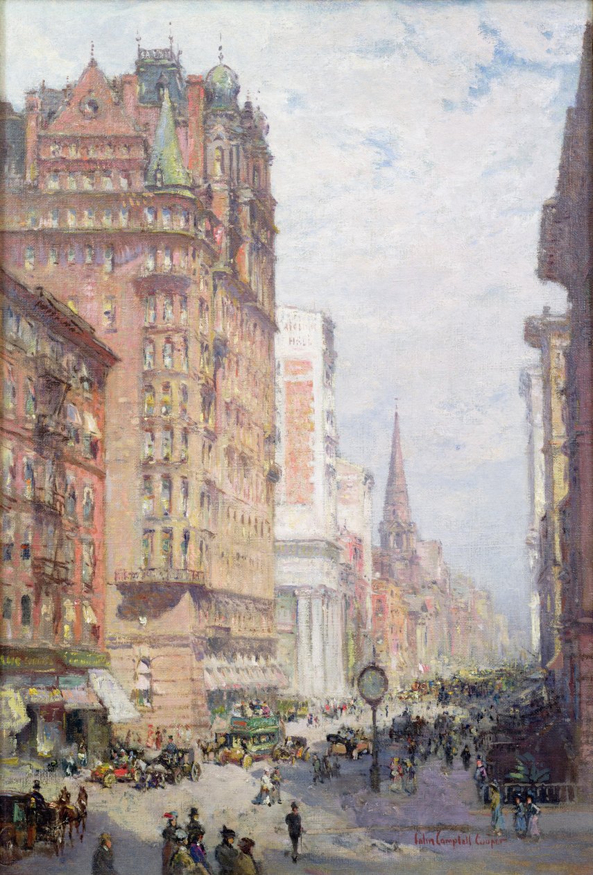 Fifth Avenue, New York City, 1906 av Colin Campbell Cooper