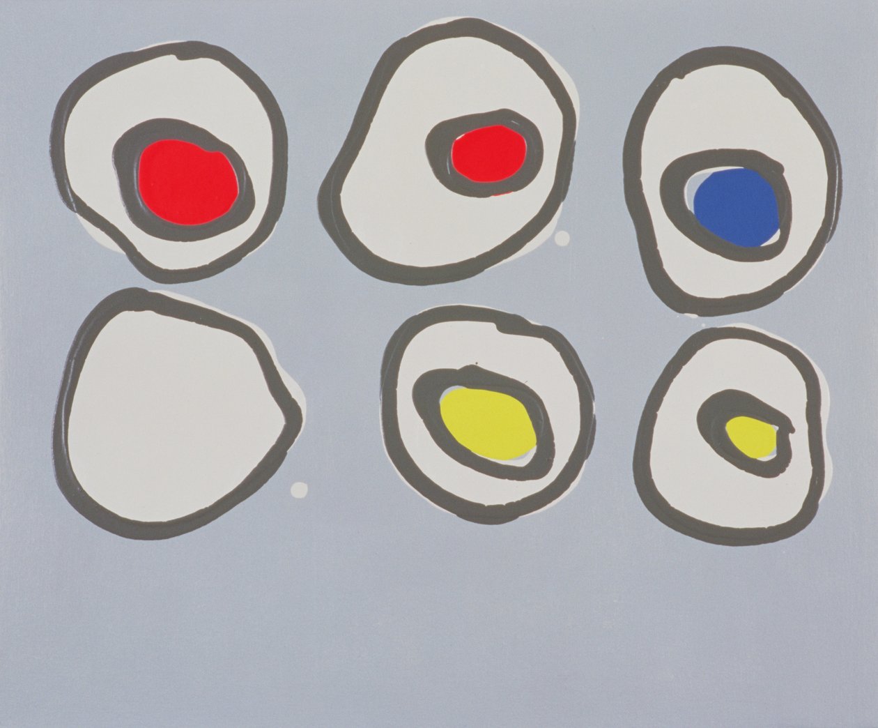 Lights Out, 1998 (akryl på duk) av Colin Booth