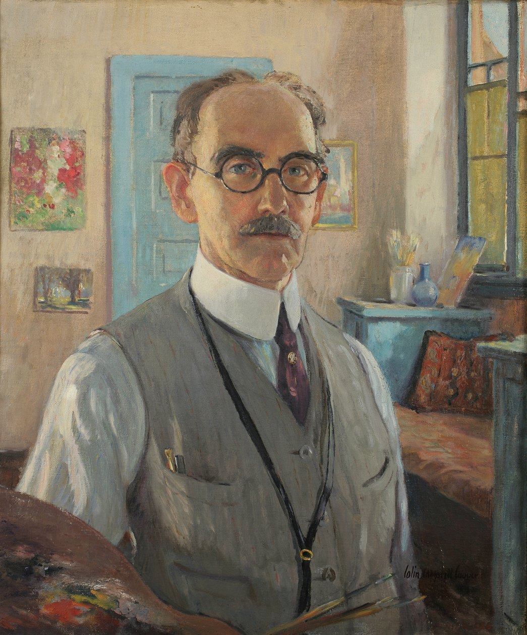 Självporträtt av Colin Campbell Cooper