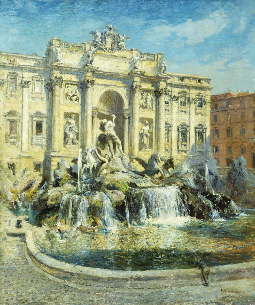 Fontana di Trevi, Rom av Colin Campbell Cooper