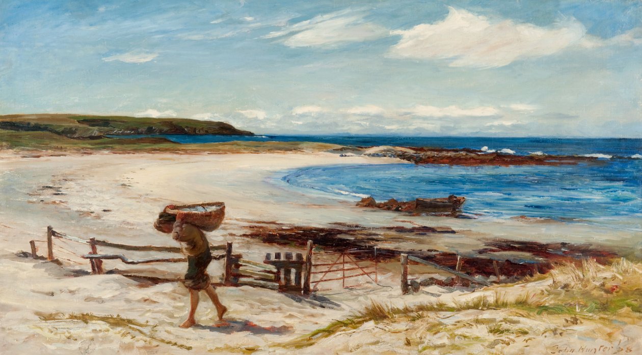 På Skottlands östkust av Colin Hunter