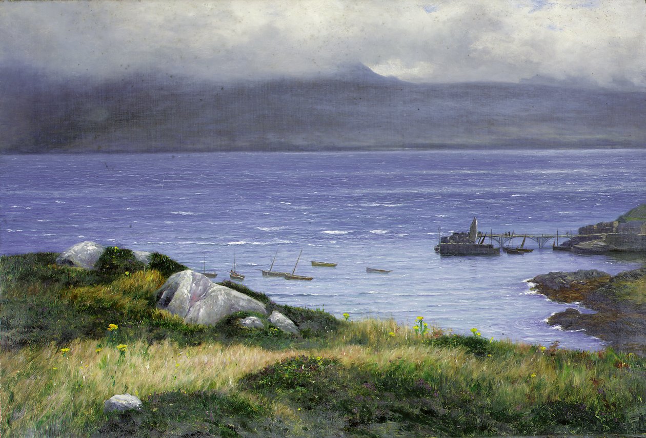 Utsikt från Lamlash, 1882 av Colin Hunter