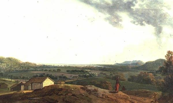 En västindisk utsikt av Colonial School