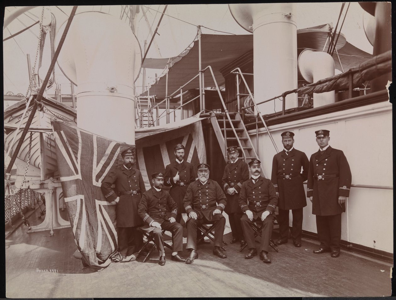 Cunard Line, S.S. "Umbria", ca 1897 (s/v foto) av Company Byron