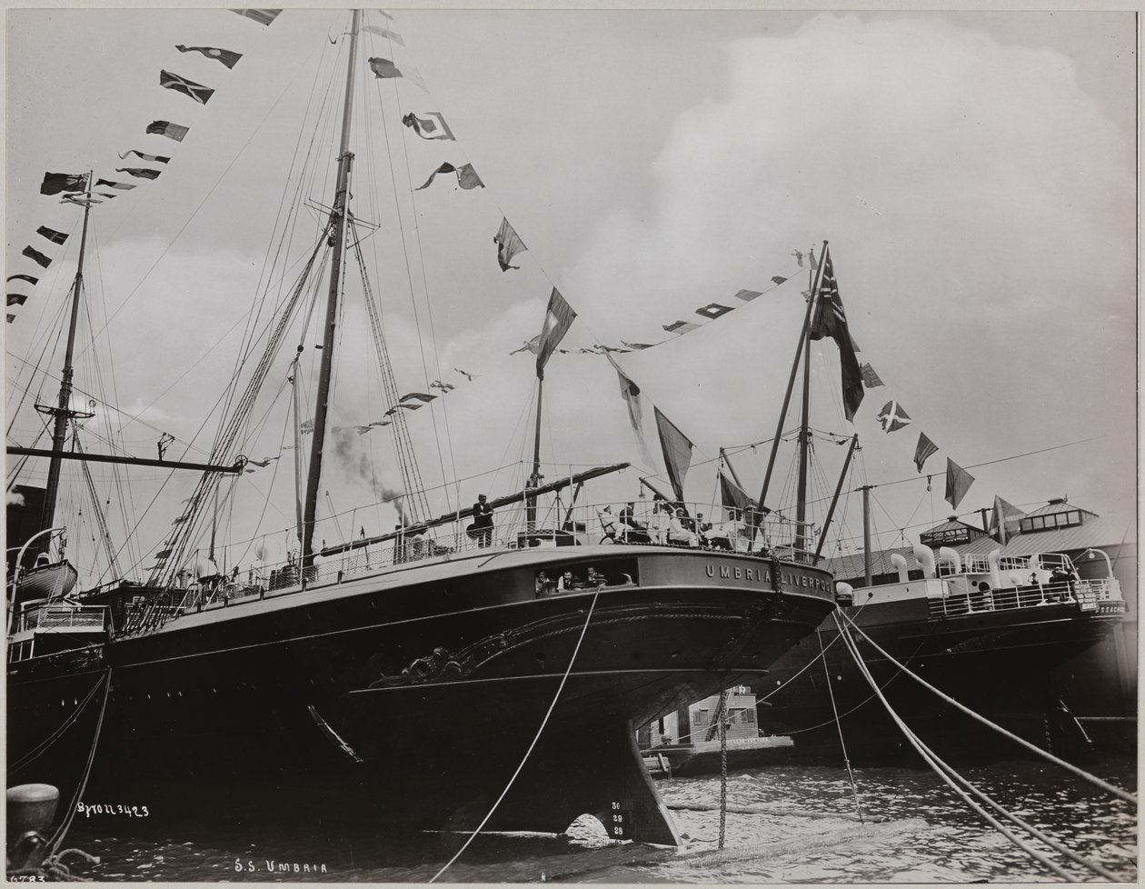 S.S. "Umbria", Cunard Line av Company Byron