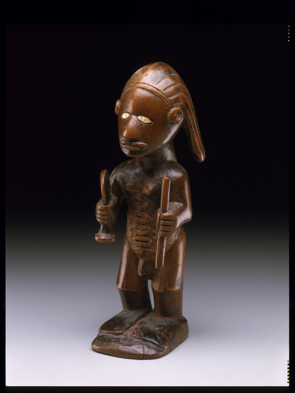 Stående mansfigur, Bembe-folk av Congolese Congolese