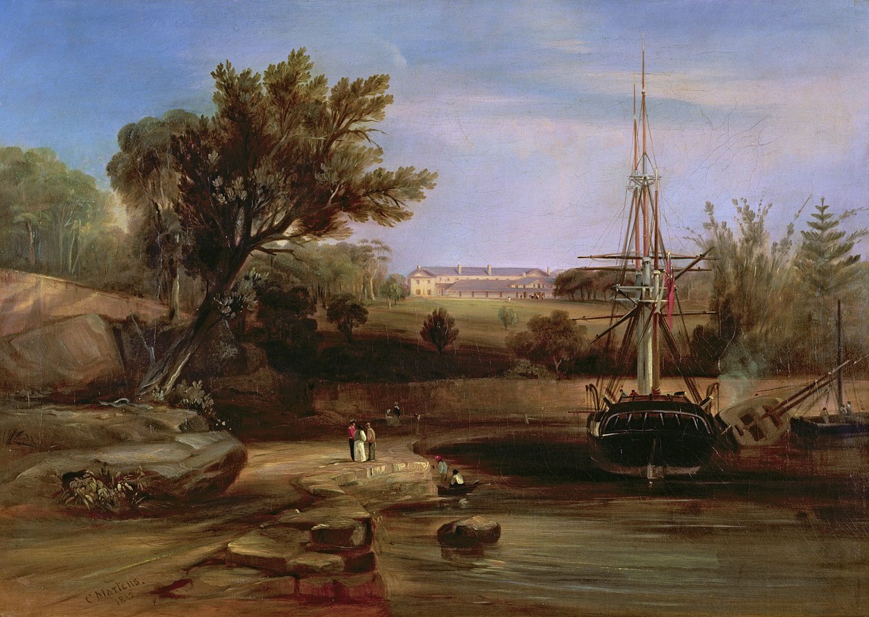 Sydney Cove, 1842 av Conrad Martens