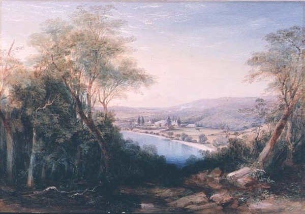 Rose Bay, Sydney av Conrad Martens