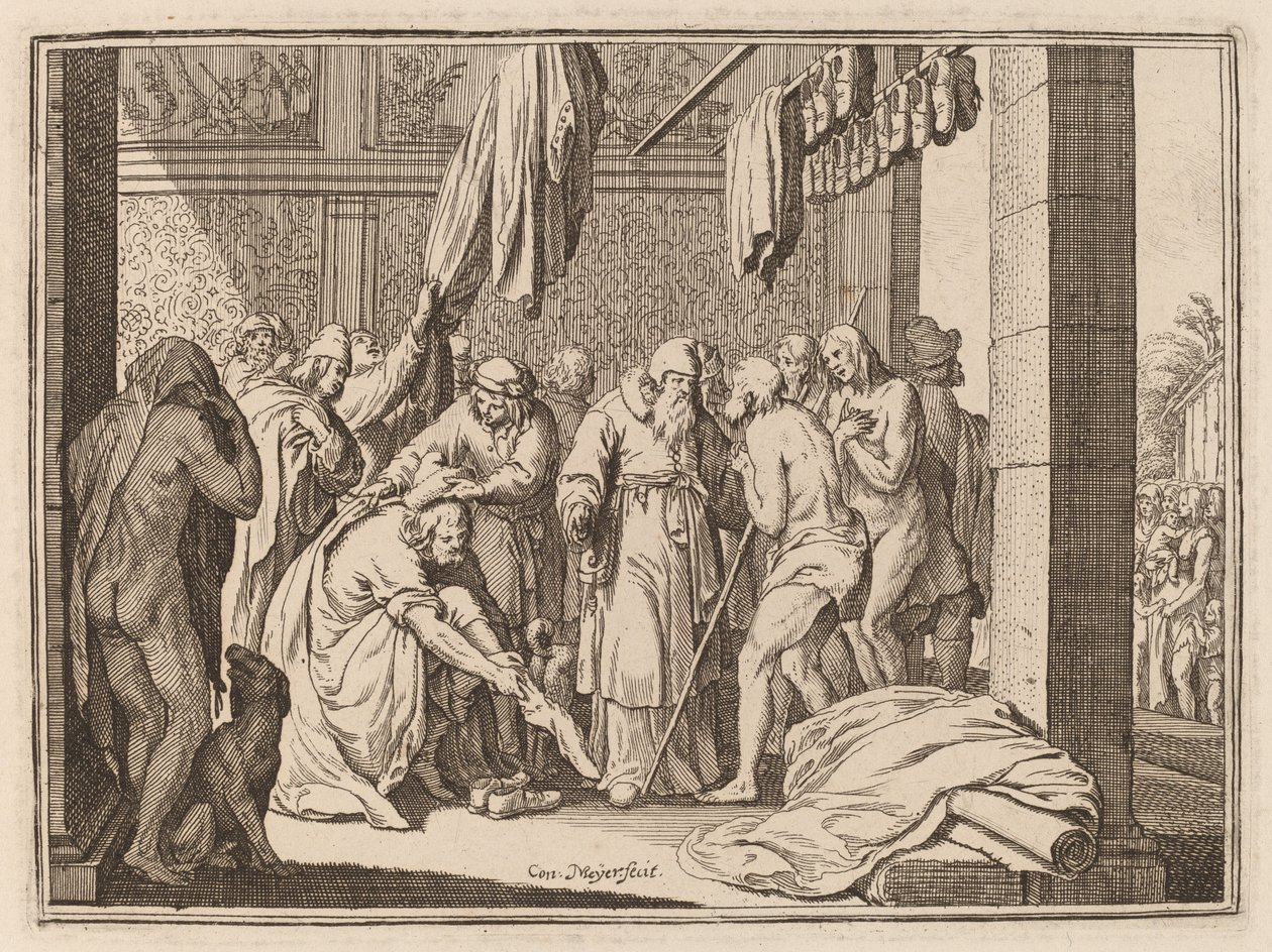 Försörja de avklädda av Conrad Meyer