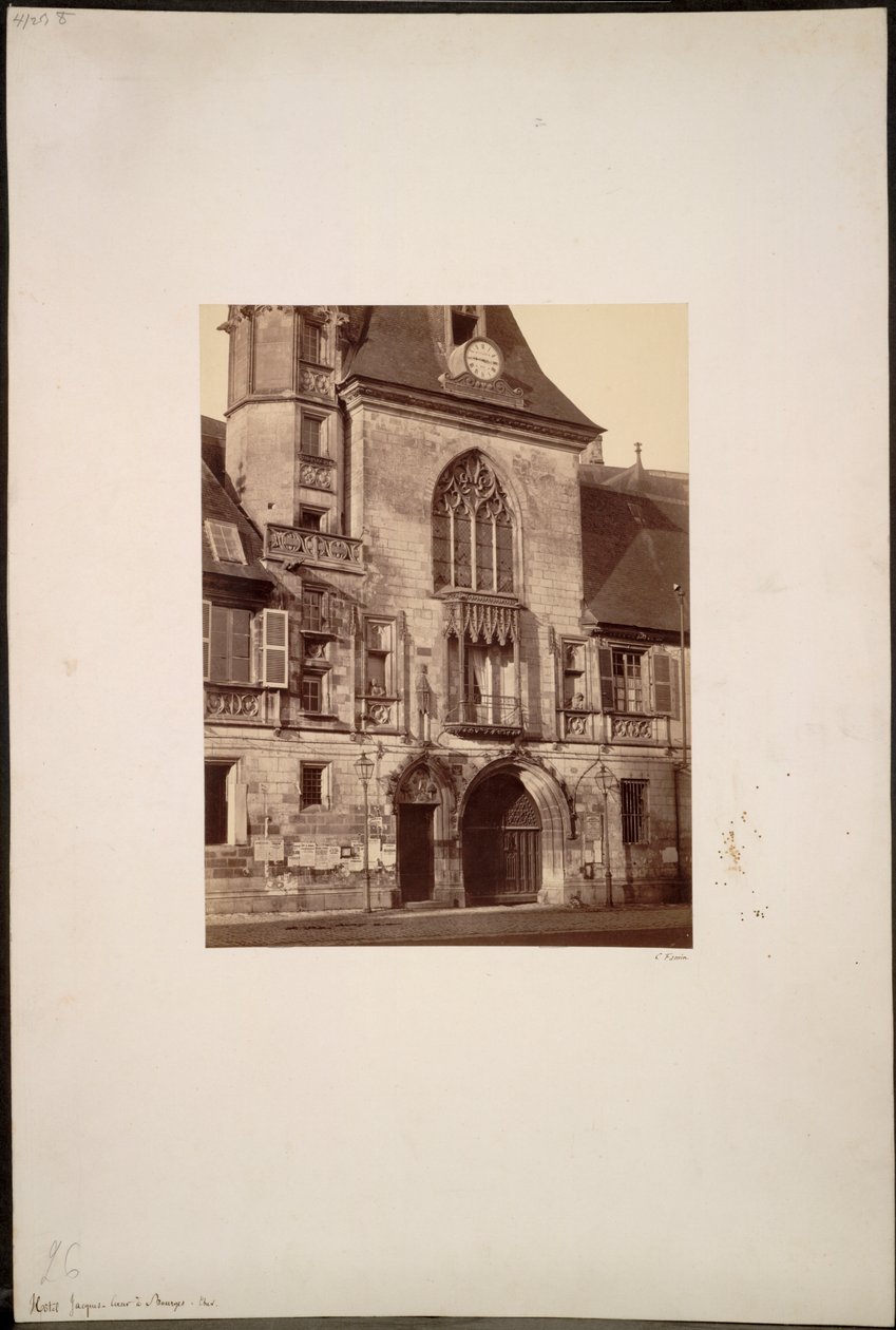 Hotell Jacques Coeur i Bourges av Constant Alexandre Famin