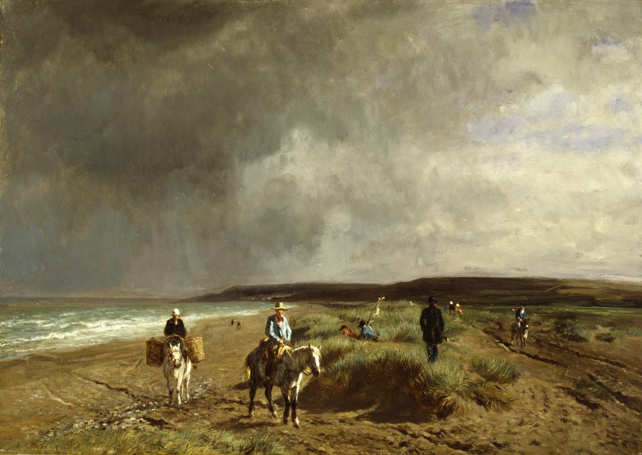 Kusten nära Villers, c.1859 av Constant Emile Troyon