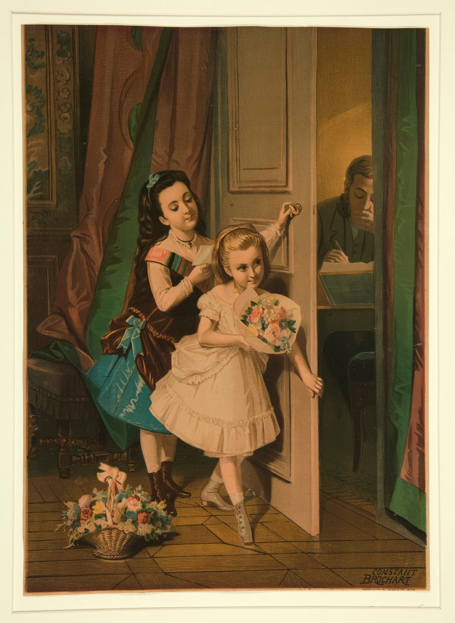 Untitled (Blommor för far) av Constant Joseph Brochart