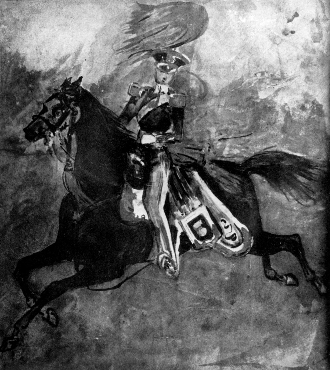 En engelsk officer, 1800-talet, 1930. av Constantin Guys
