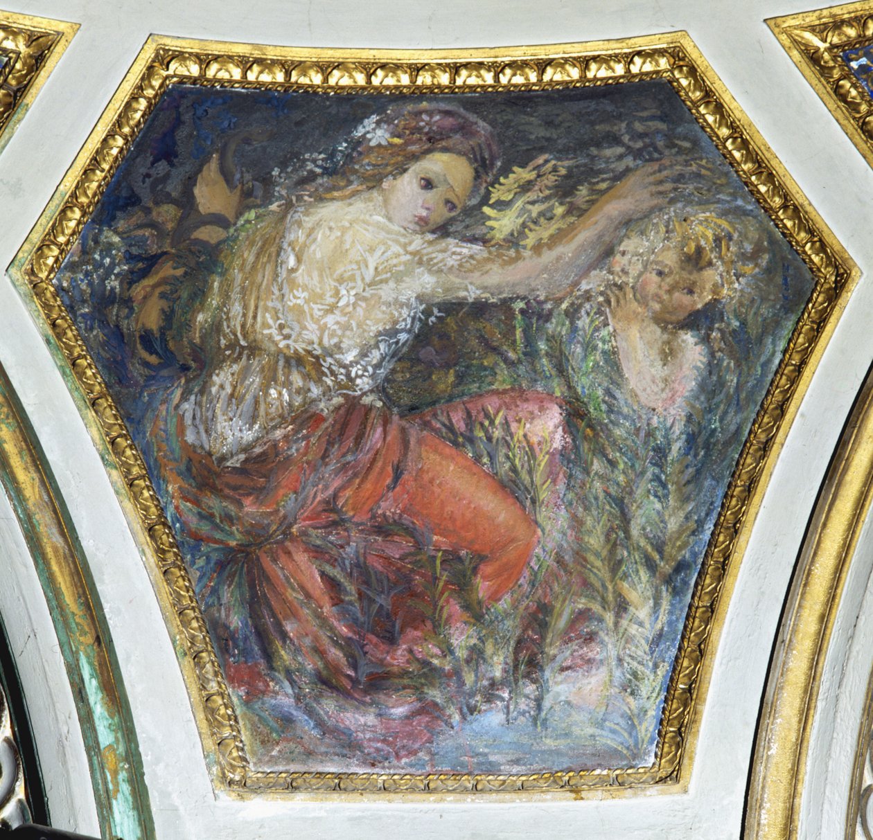 Cardinal Virtues, detalj av Constantino Brumidi