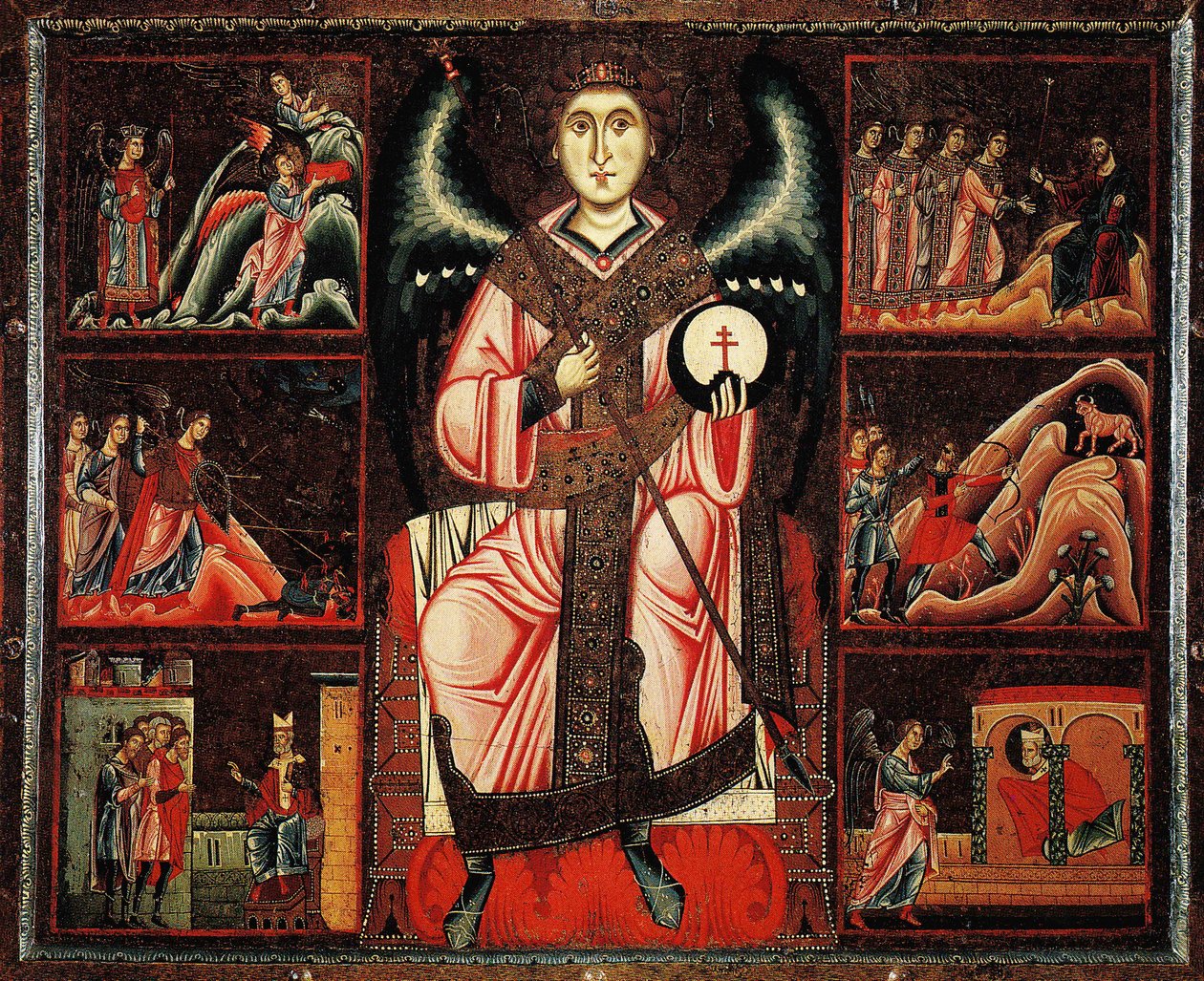 St Michael and his legend av Coppo di Marcovaldo