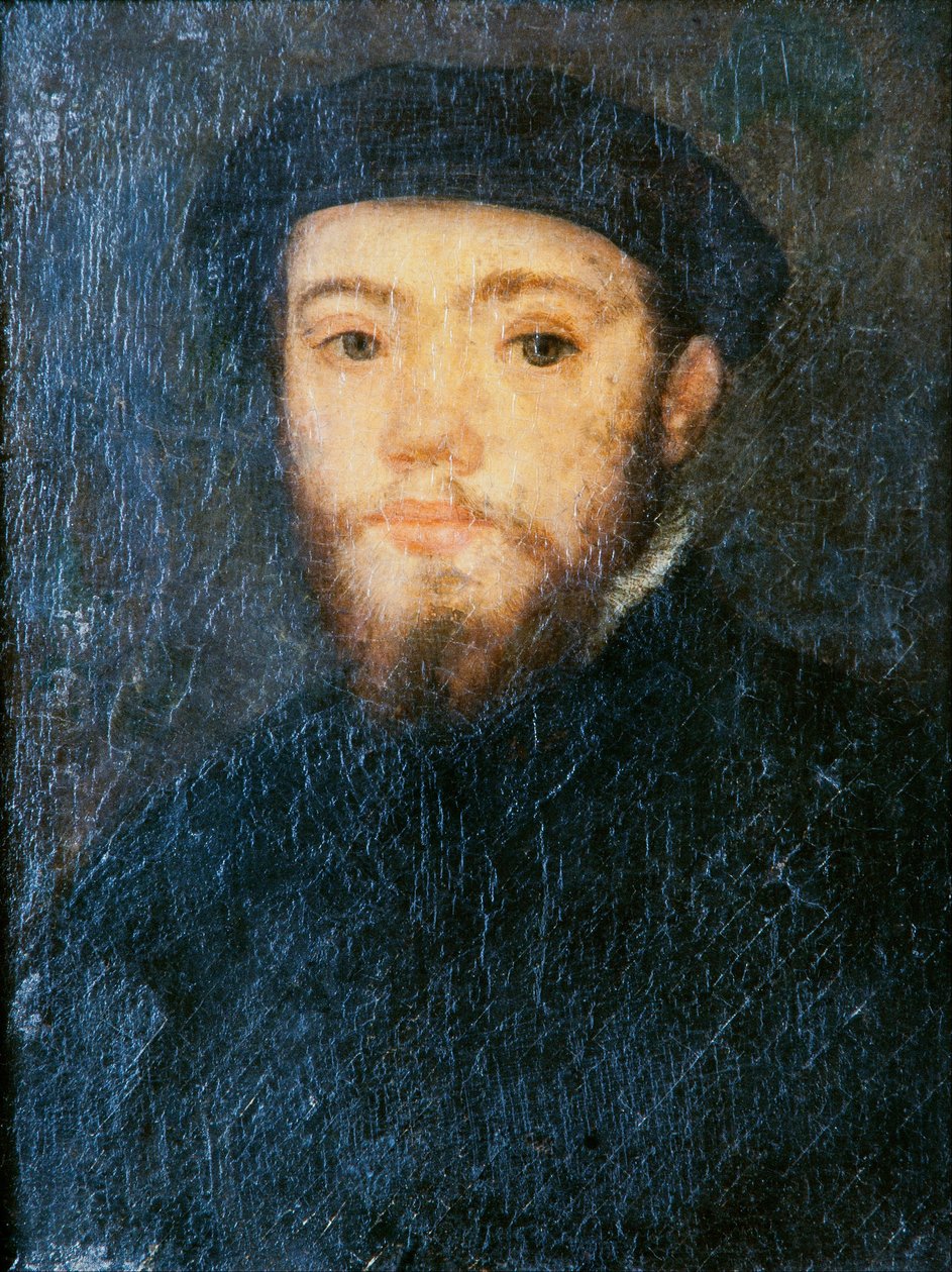 Porträtt av en man av Corneille de Lyon