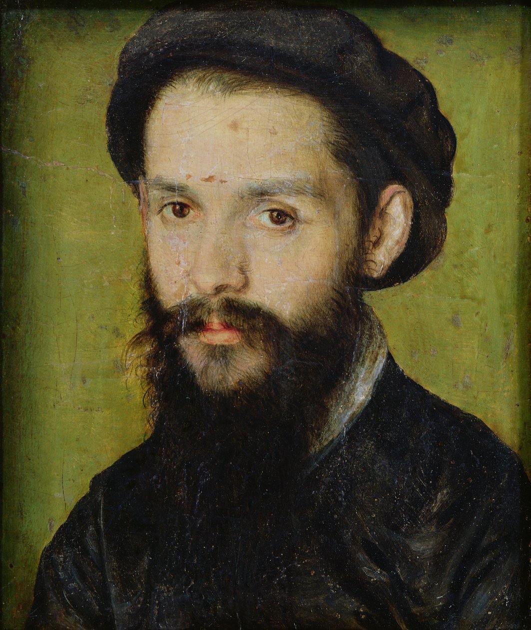 Porträtt antas vara Clement Marot (1496-1544) (detalj av 246497) av Corneille de Lyon