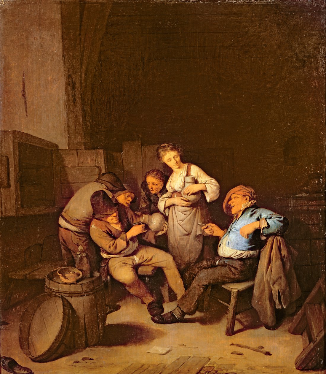 Interiör av en holländsk taverna av Cornelis Pietersz Bega