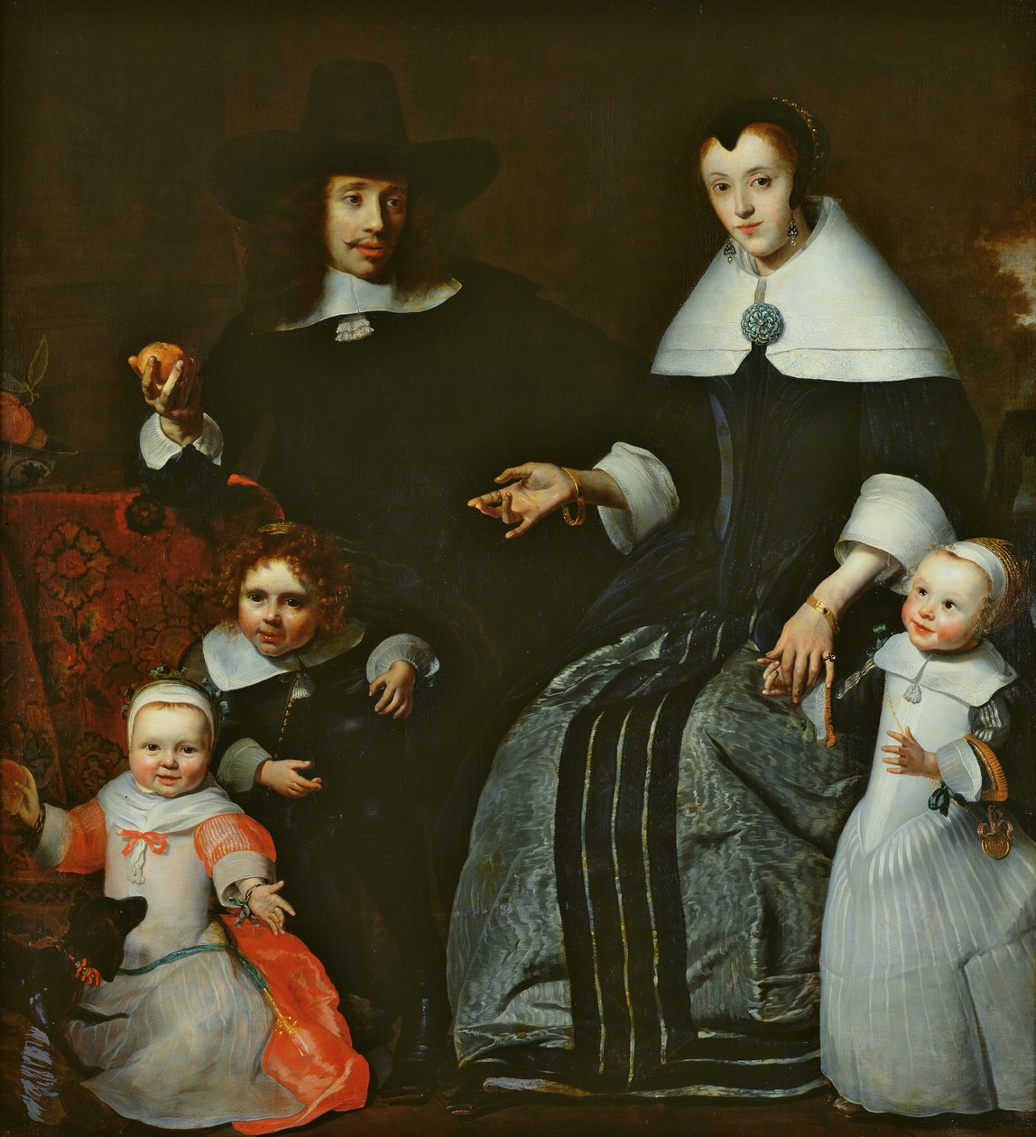 Familjeporträtt av Cornelis Bisschop