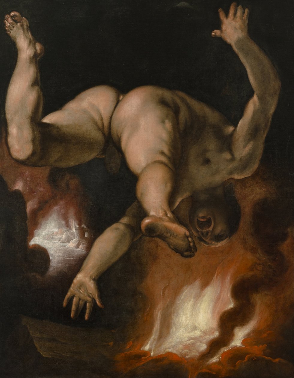 Ixions fall av Cornelis Cornelisz van Haarlem