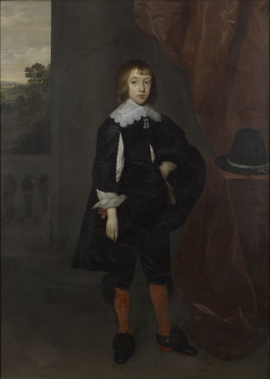 Porträtt av Christopher Hatton av Cornelis Janssens van Ceulen