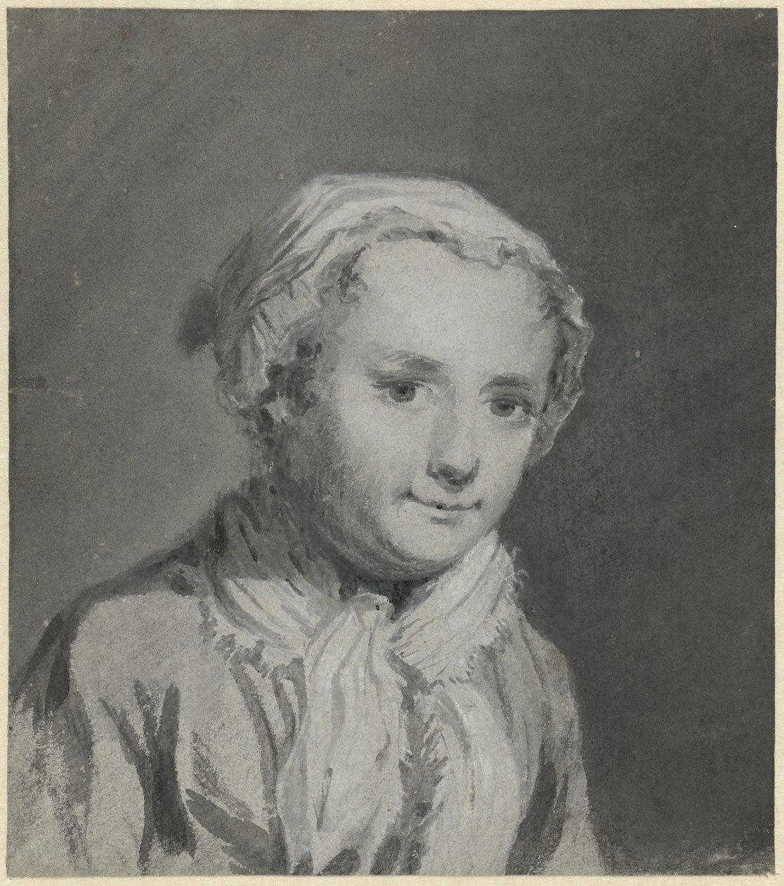 Porträtt av Sara Troost av Cornelis Troost