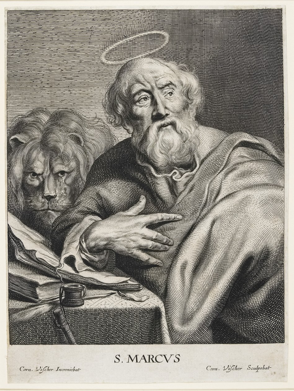 Sankt Markus av Cornelis Visscher