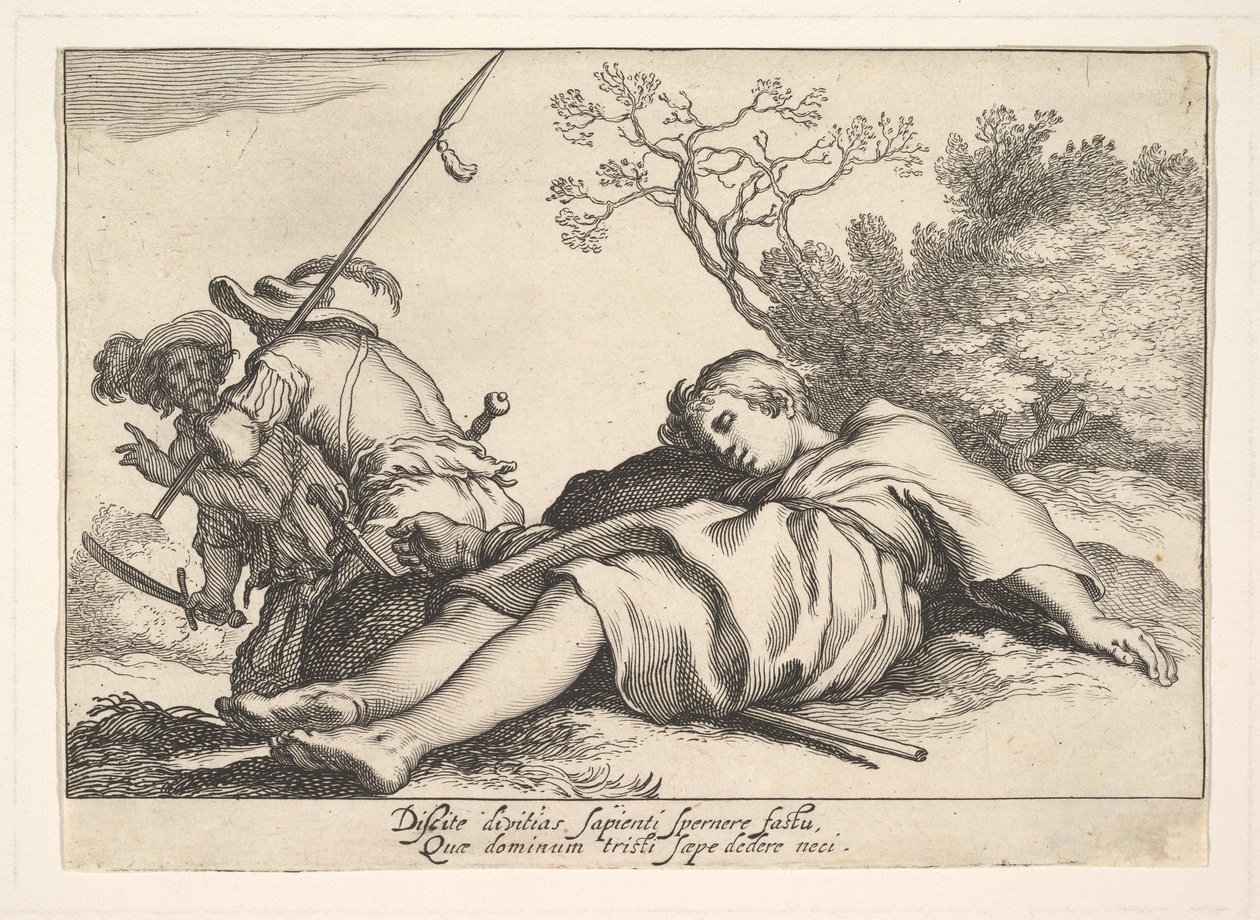 Sysselsättningens nöjen. av Cornelis Bloemaert