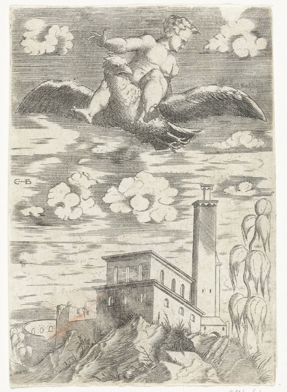 Ganymedes tak av Cornelis Bos