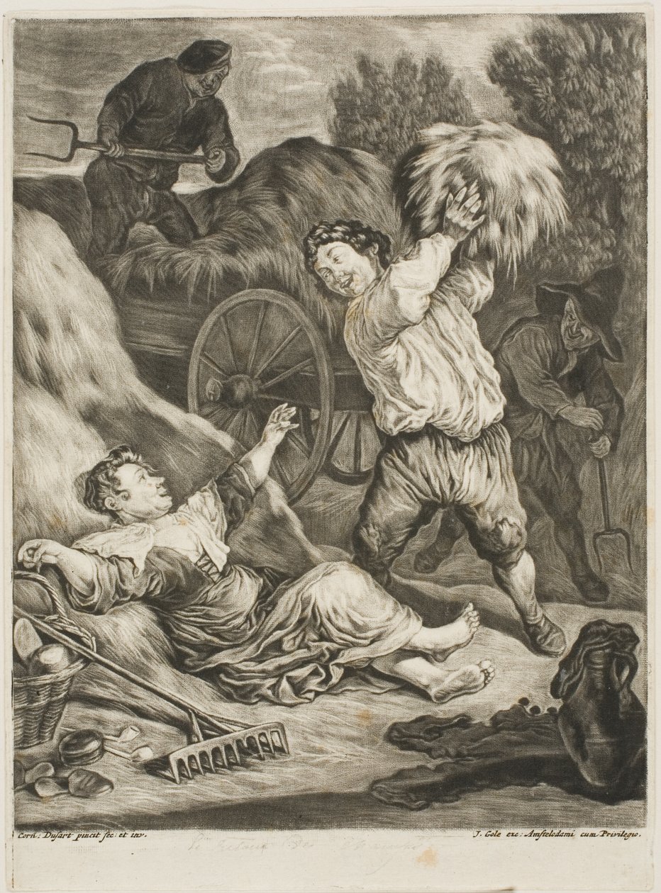 Juli av Cornelis Dusart