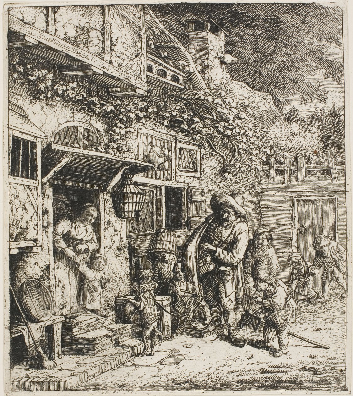 Den dansande hunden av Cornelis Dusart