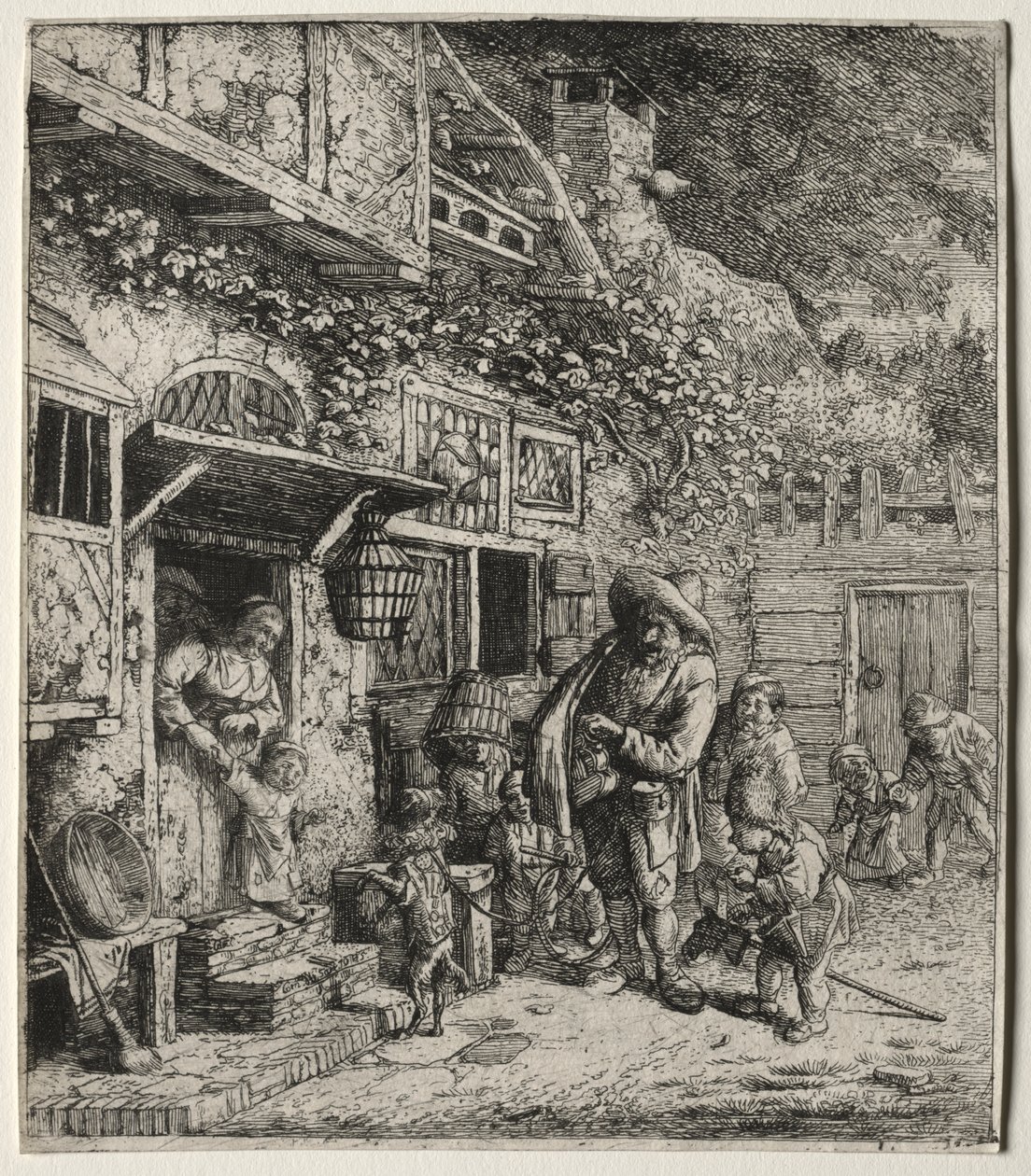 Den dansande hunden av Cornelis Dusart