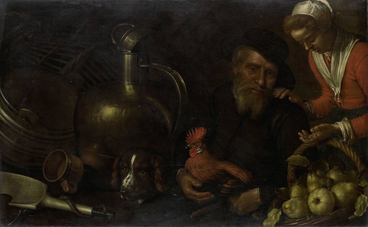Fjäderfäsäljaren av Cornelis Jacobsz. Delff