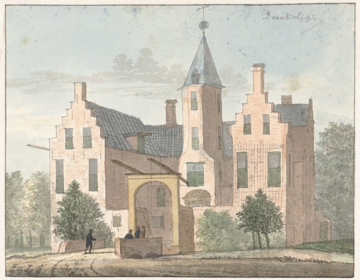 Drakenburgs slott av Cornelis Pronk (possibly)
