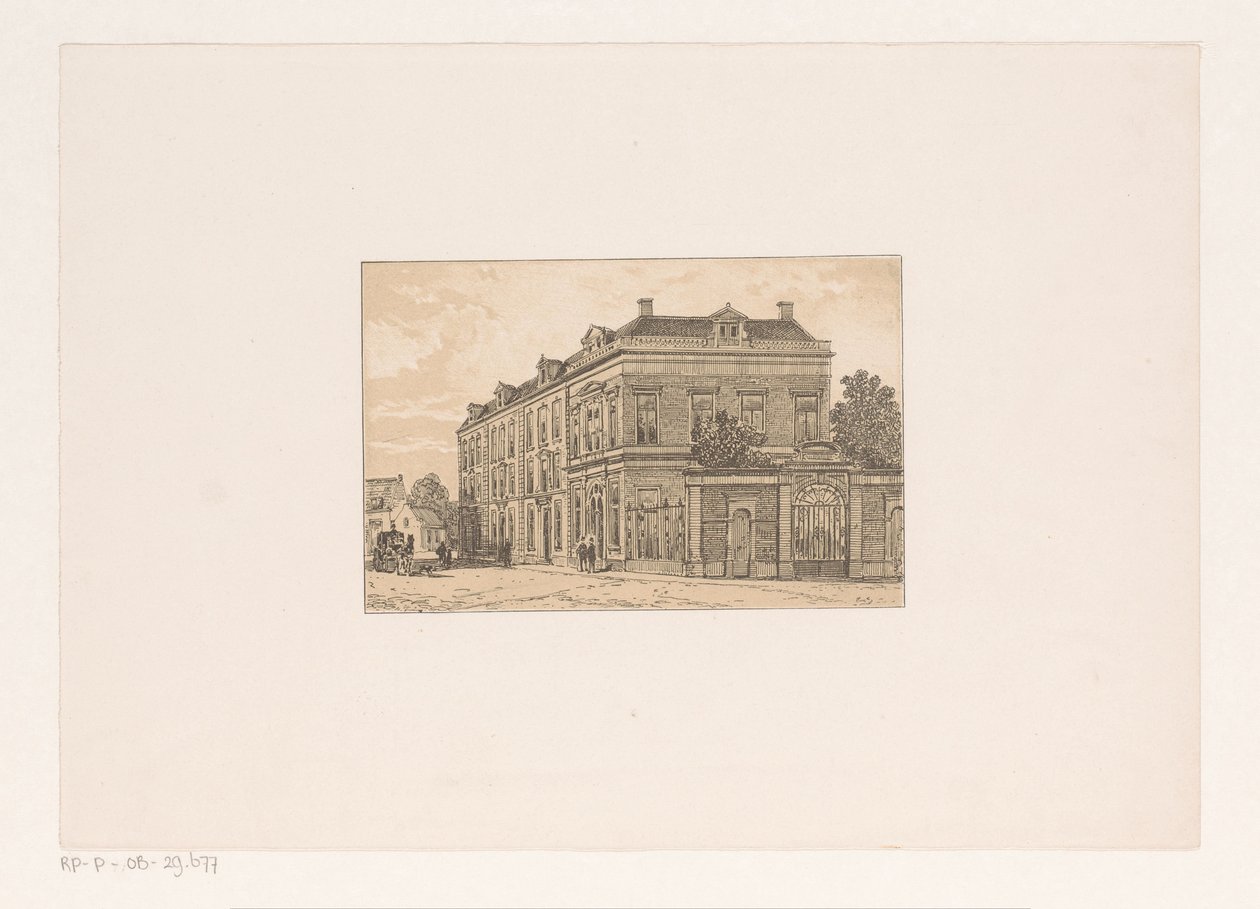 Hus från 1700-talet av Cornelis Springer (possibly)