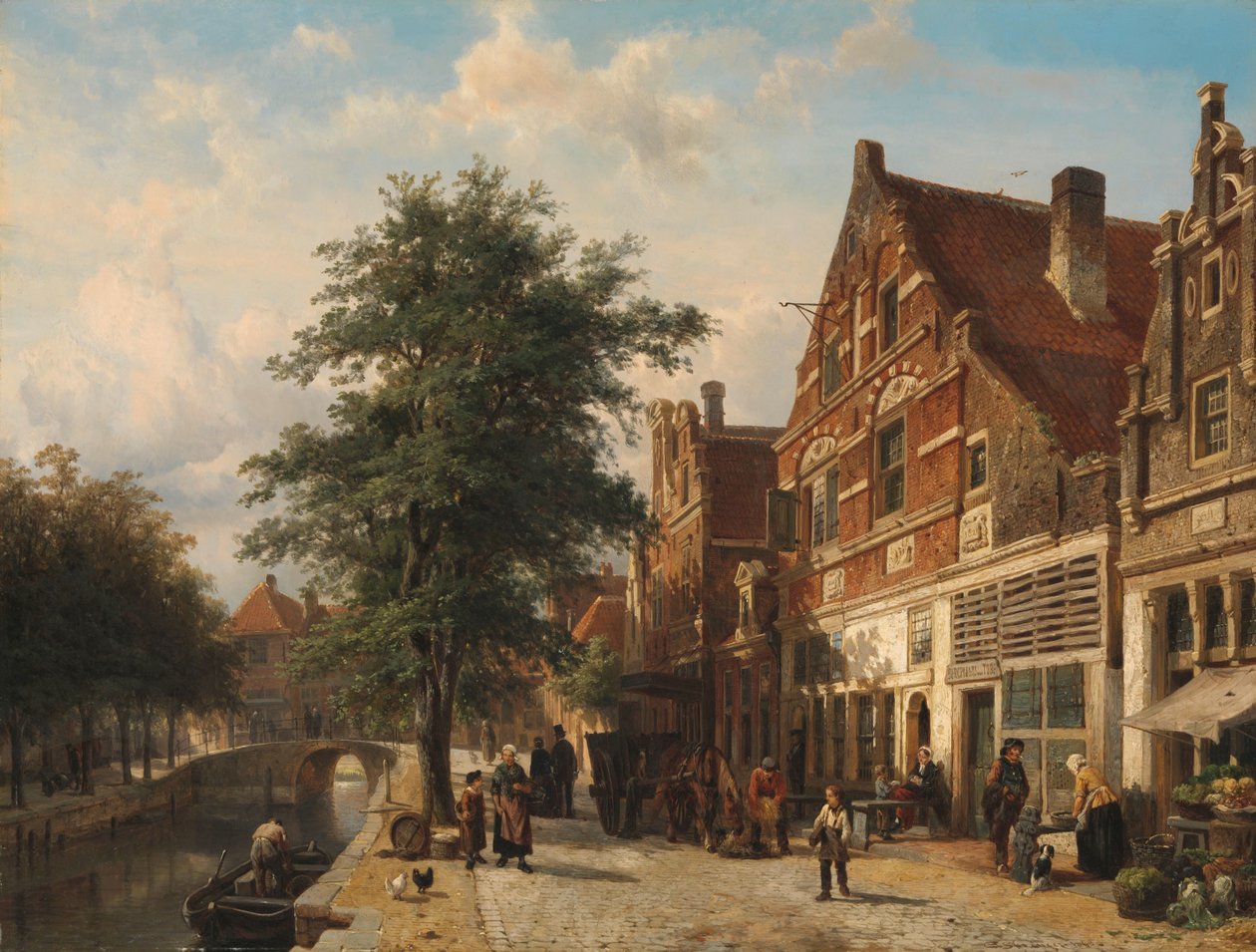 Zuiderhavendijk, Enkhuizen av Cornelis Springer