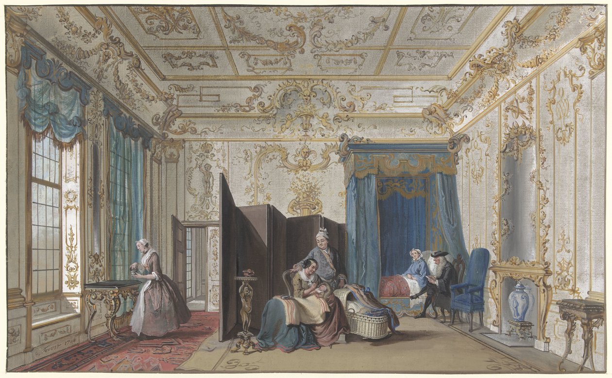 Leverans rum av Cornelis Troost
