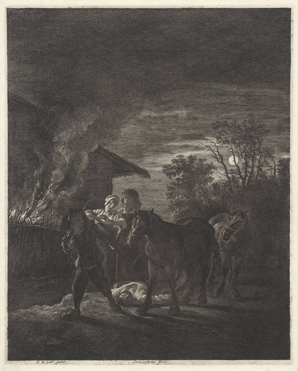 häststöld av Cornelis Visscher (II)
