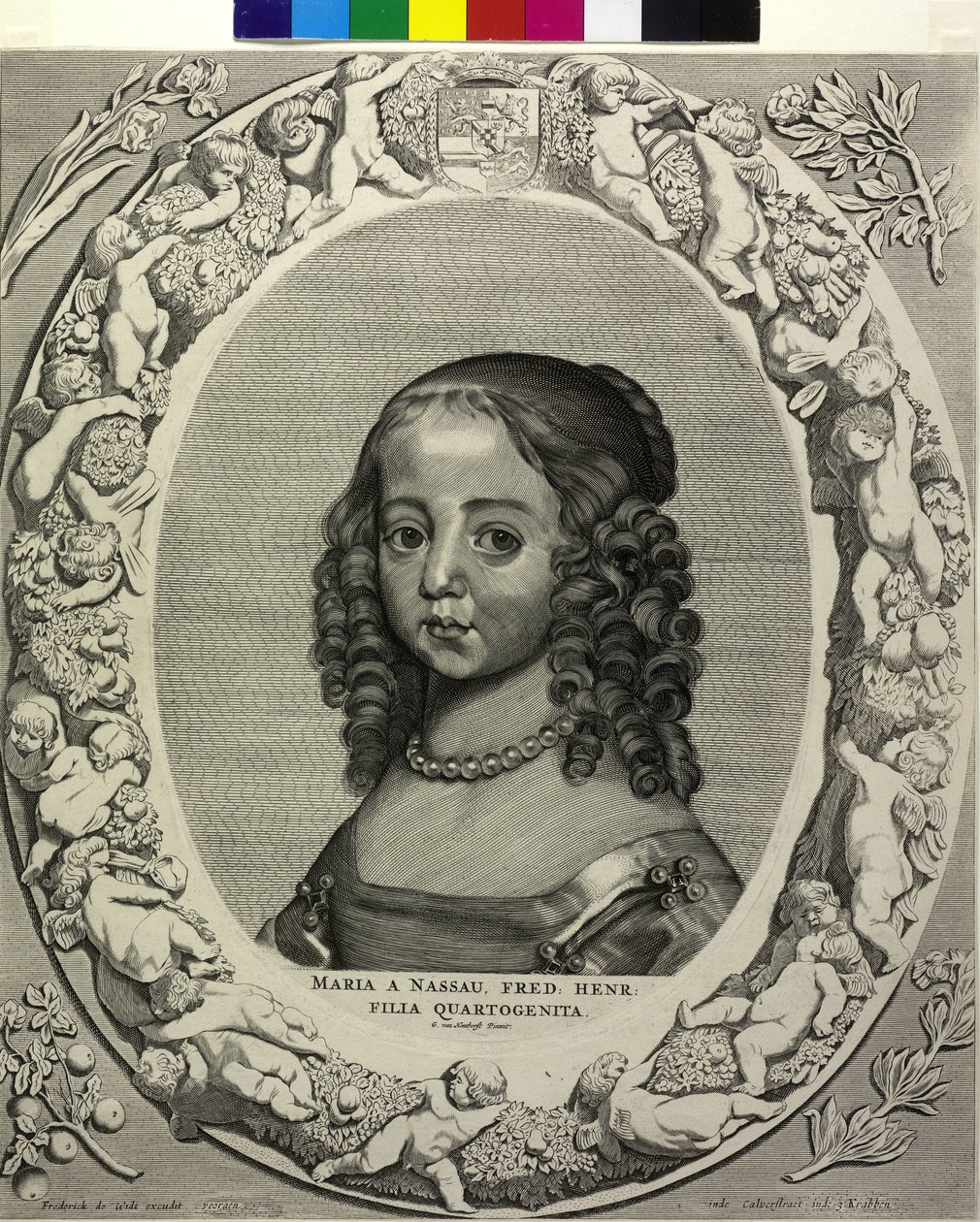 Prinsessan av Orange Mary av Cornelis Visscher