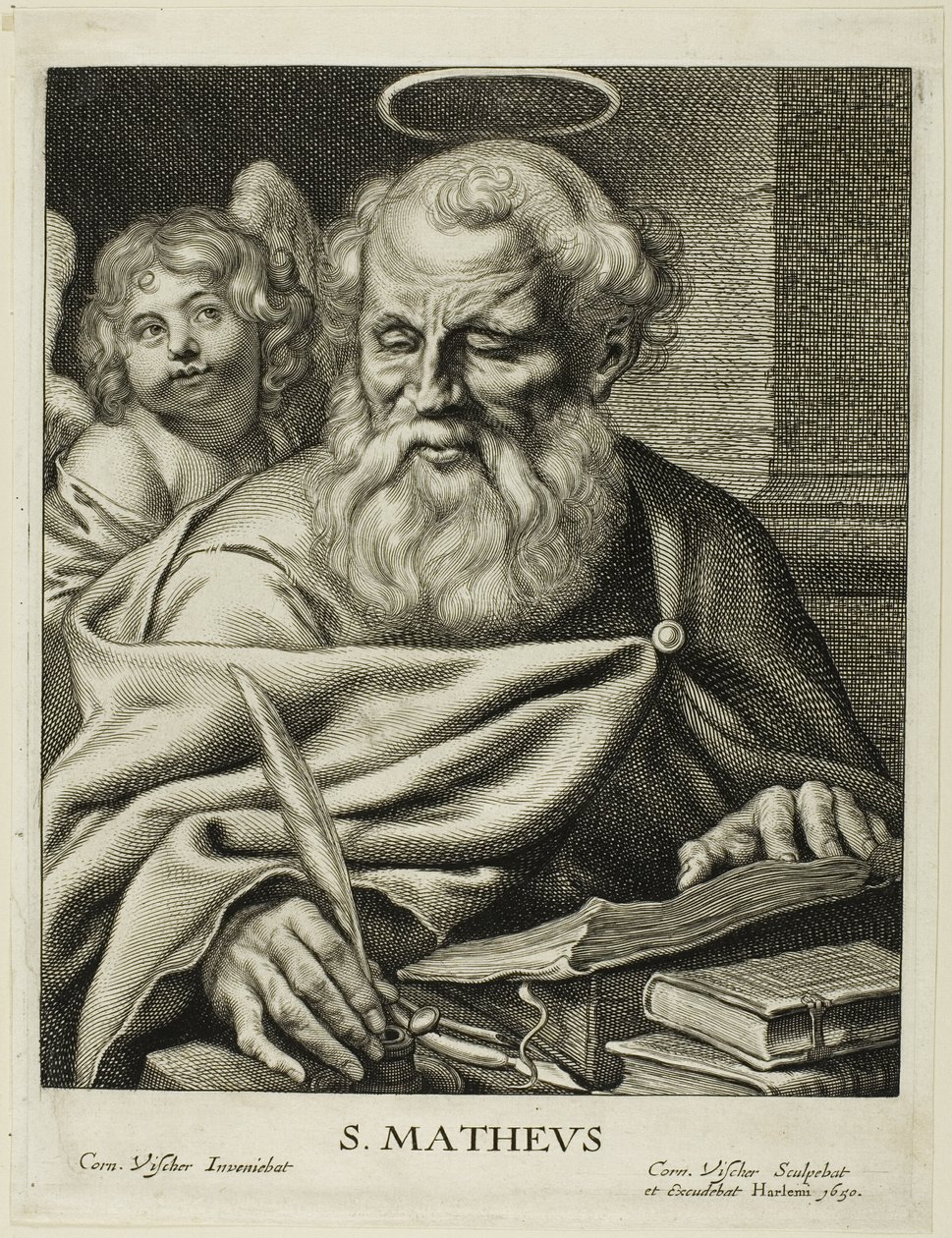 Sankt Matteus av Cornelis Visscher