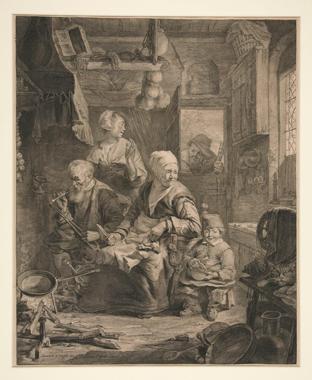 Pannkakskvinnan av Cornelis Visscher