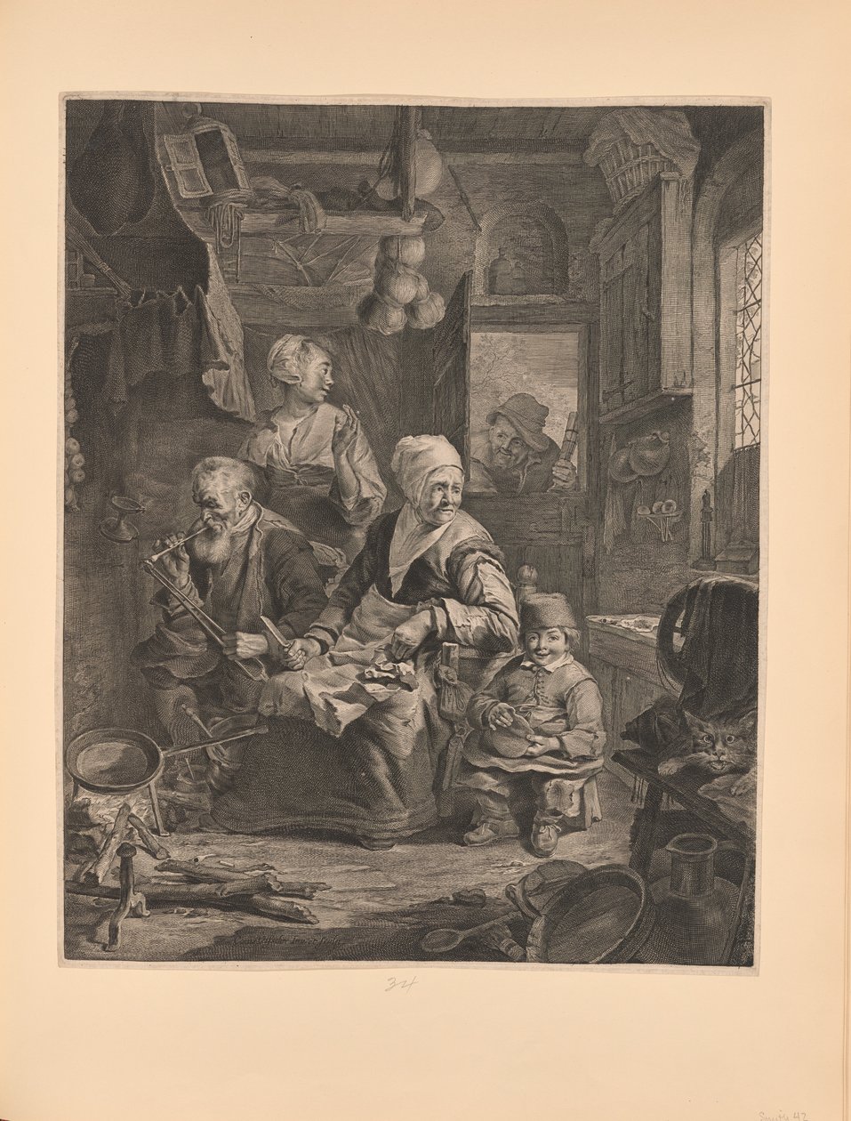 Pannkakskvinnan av Cornelis Visscher