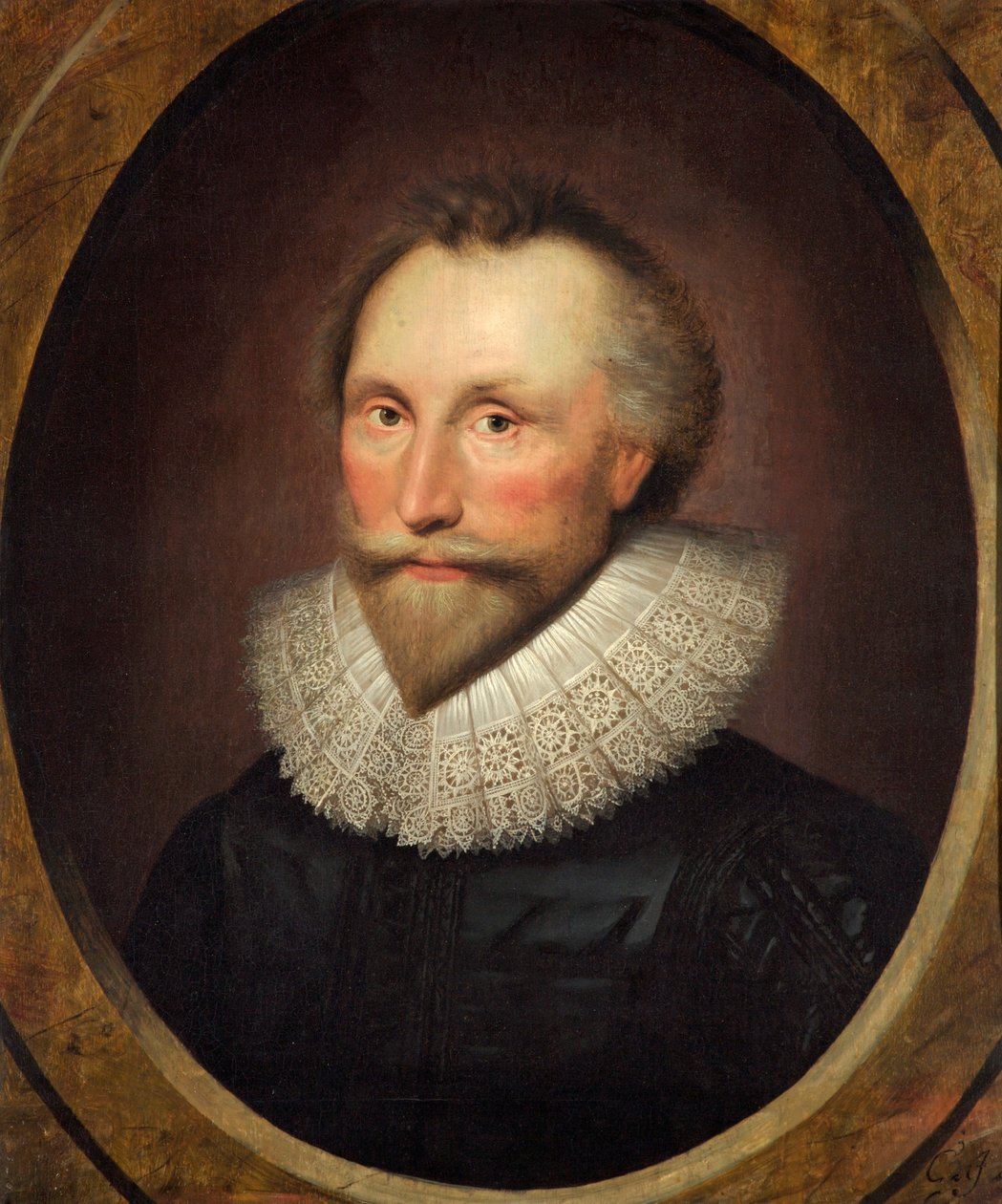 Porträtt av en okänd gentleman av Cornelius Janssen van Ceulen
