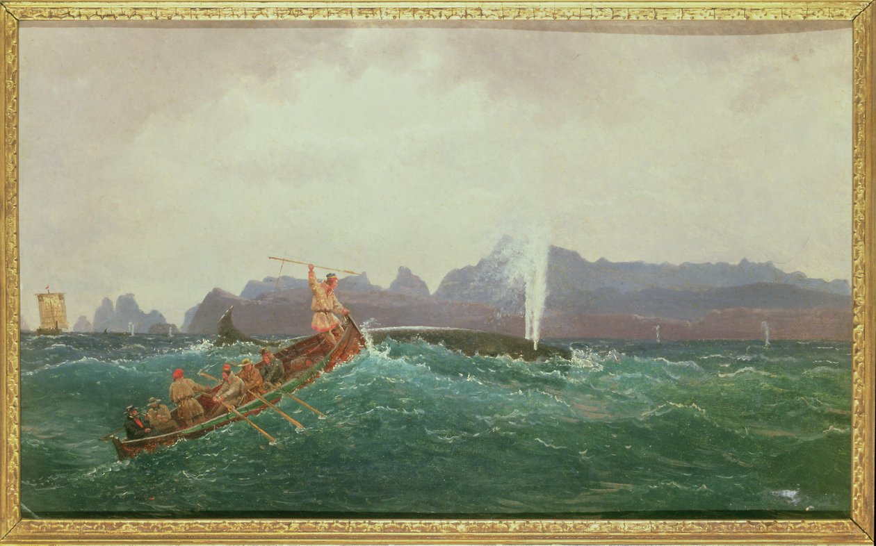 En valfångstscen av Cornelius Krieghoff
