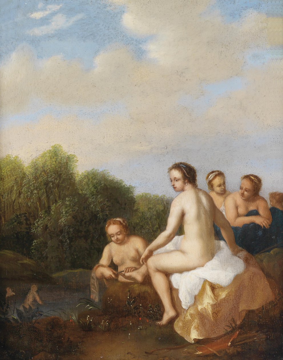 Badnymfer av Cornelis van Poelenburgh or Poelenburch