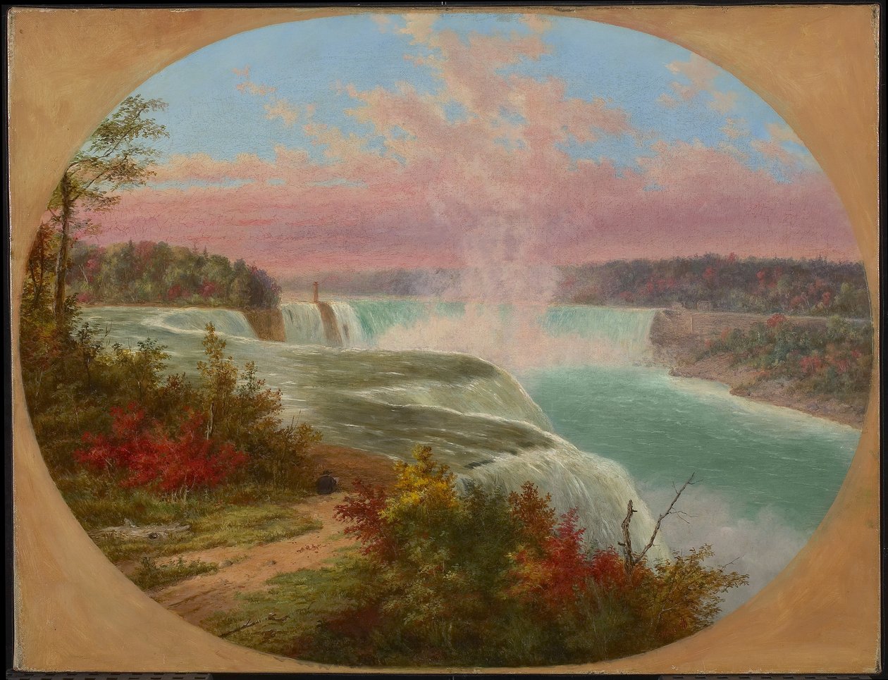 Konstnären i Niagara av Cornelius Krieghoff