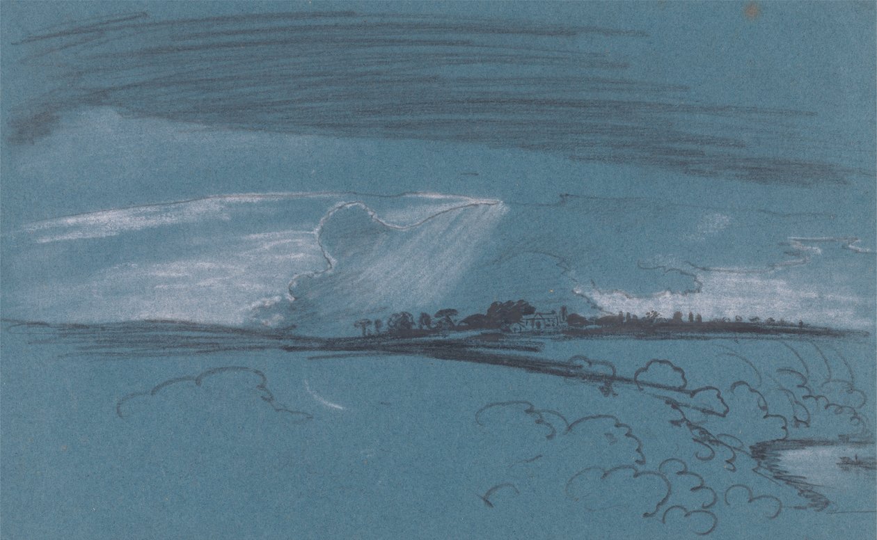 Landskapskomposition av Cornelius Varley